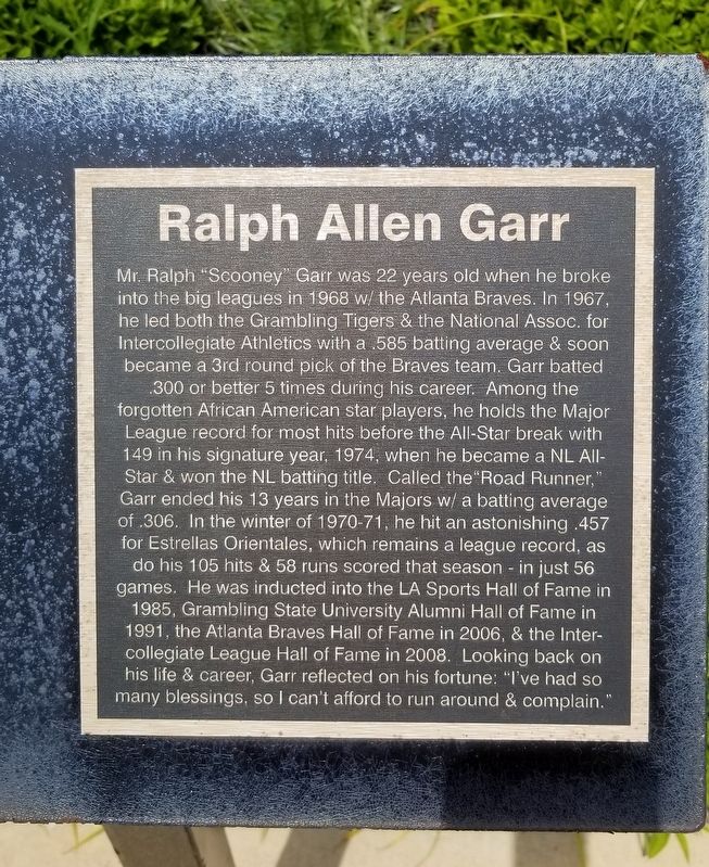 Ralph Allen Garr Marker image. Click for full size.