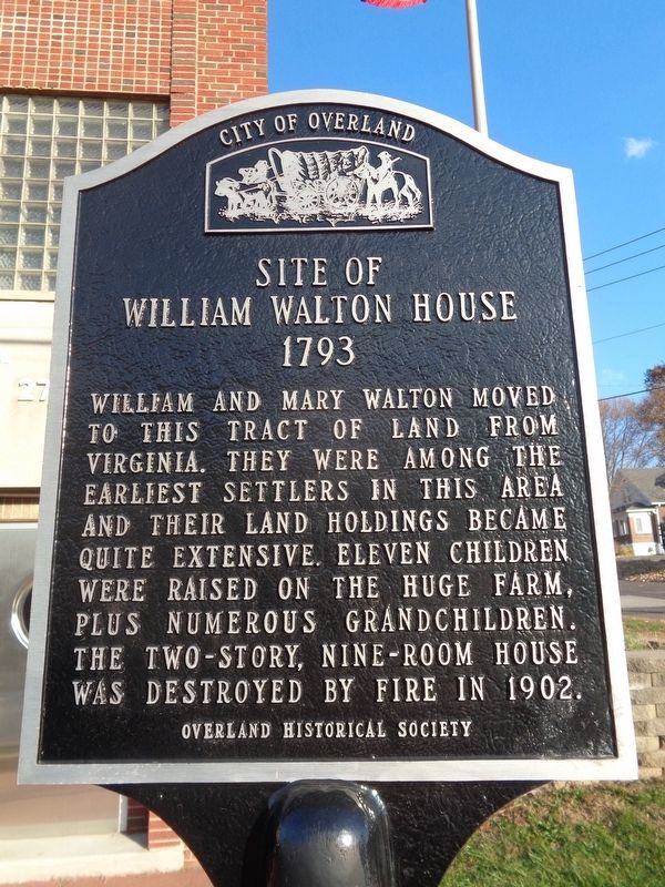Site of William Walton House Marker image. Click for full size.