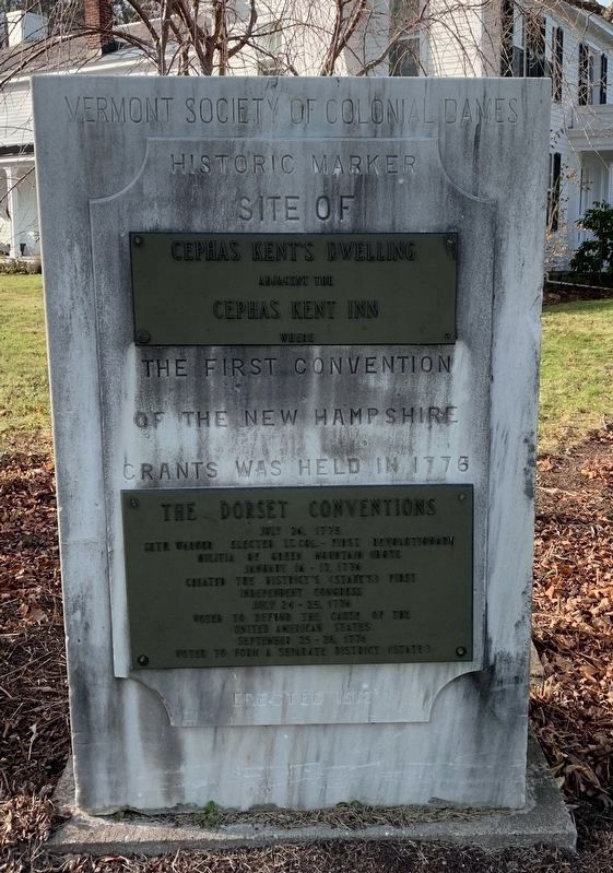 Cephas Kent’s Dwelling Marker image. Click for full size.