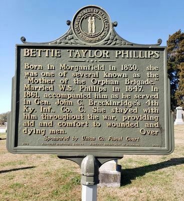 Bettie Taylor Phillips Marker (side 1) image. Click for full size.