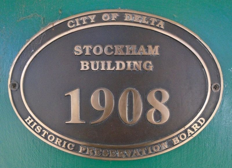Stockham Building Marker image. Click for full size.