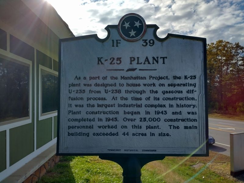 K-25 Plant Marker image. Click for full size.