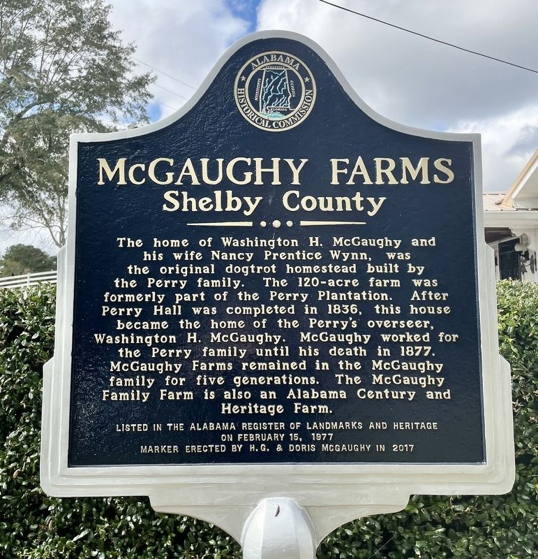 McGaughy Farms Marker image. Click for full size.