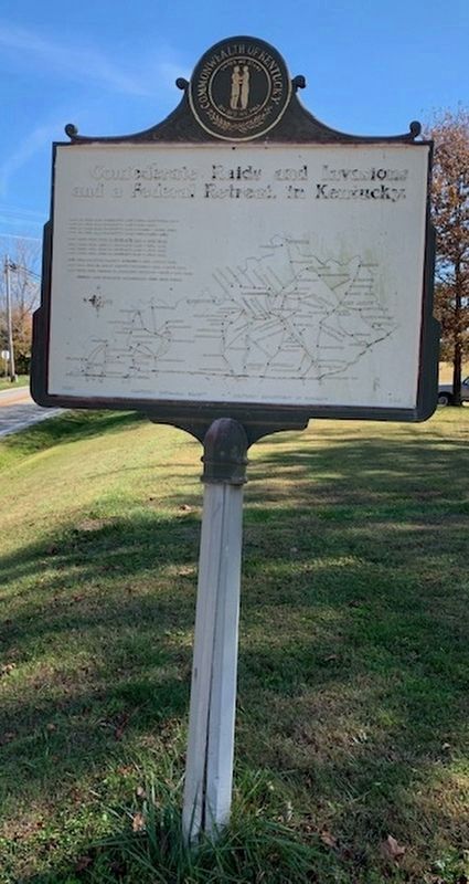 USA Gens. Morgan CSA Marker Mapside image. Click for full size.