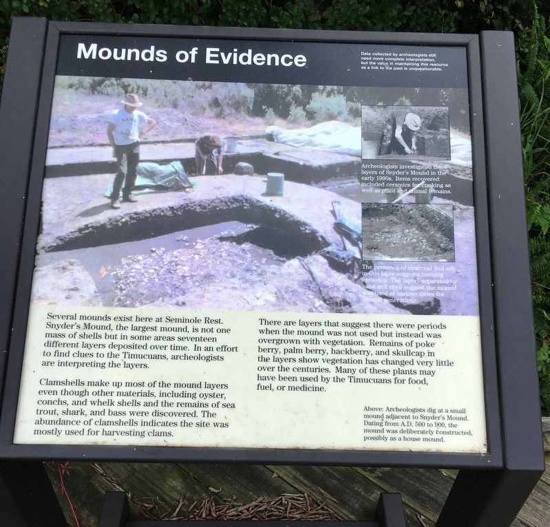 Mounds of Evidence Marker image. Click for full size.