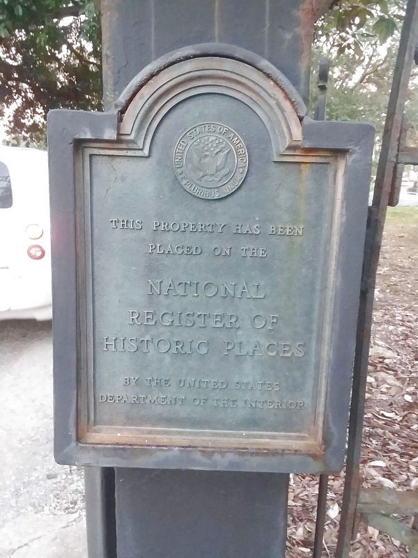 National Register of Historic Places plaque. image. Click for full size.
