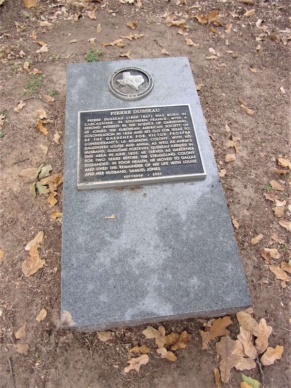 Pierre Dusseau Marker image. Click for full size.