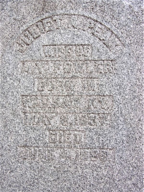 Juliette Abbey Peak Fowler grave image. Click for full size.