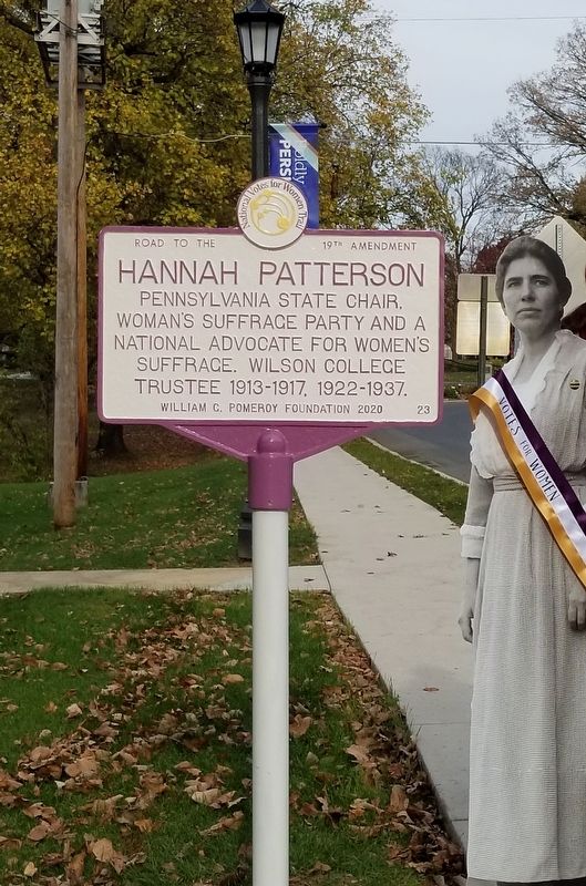 Hannah Patterson Marker. Click for full size. Hannah Patterson Marker image. Click for full size.