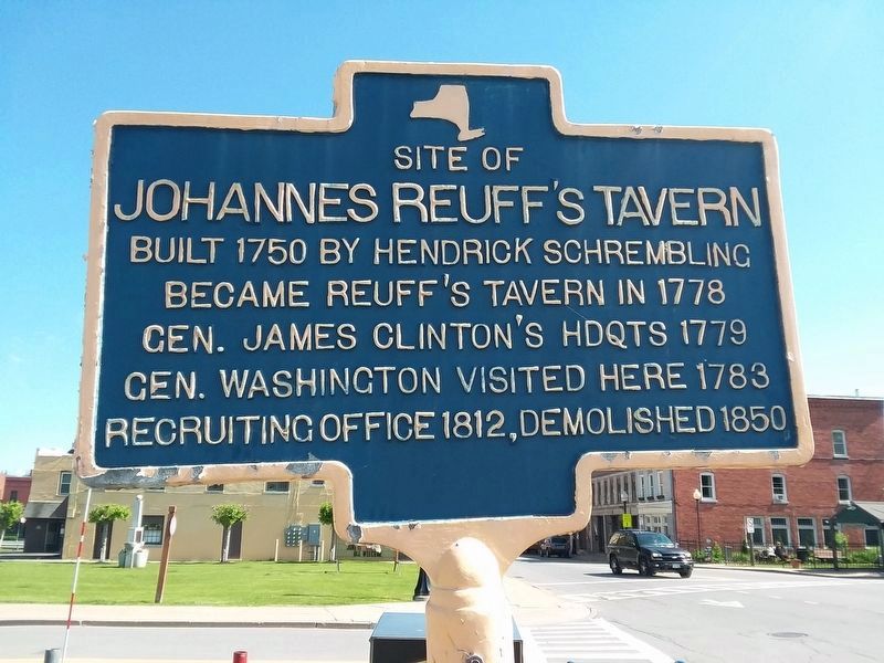 Site of Johannes Reuff's Tavern Marker image. Click for full size.