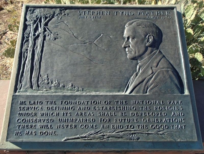 Stephen Tyng Mather Marker image. Click for full size.