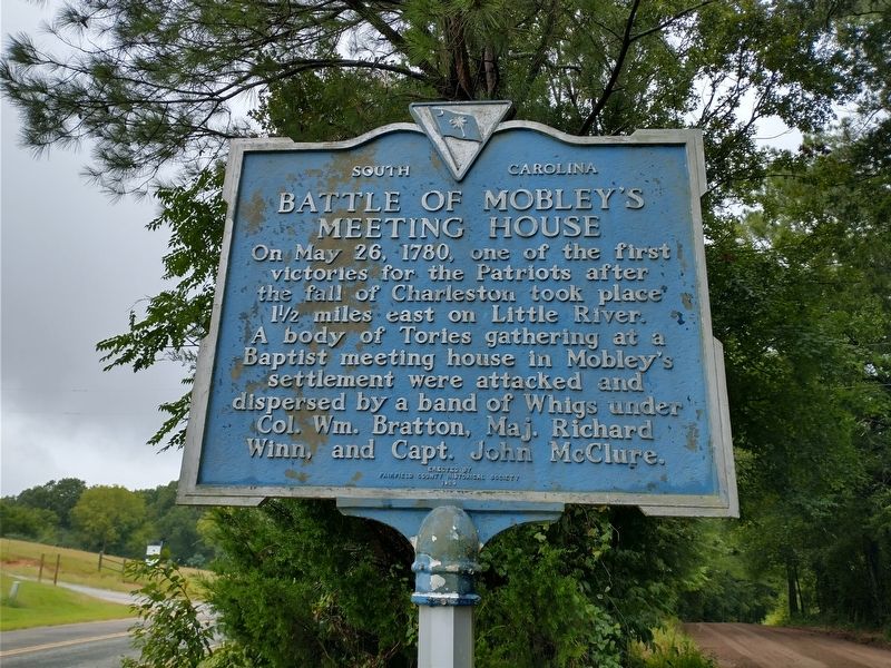 Battle of Mobley's Meeting House Marker image. Click for full size.