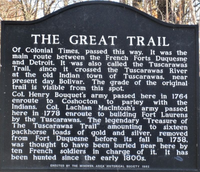 The Great Trail Marker image. Click for full size.