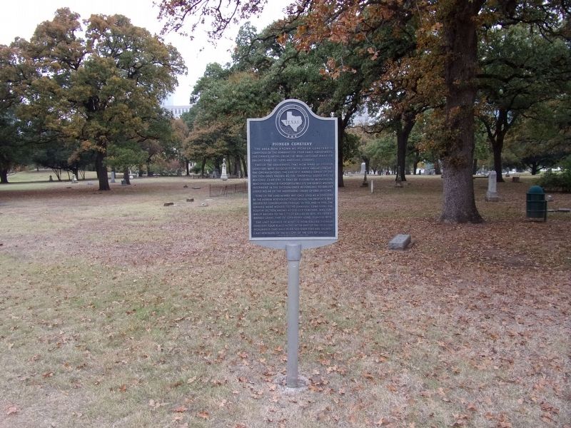 Pioneer Cemetery Marker image. Click for full size.