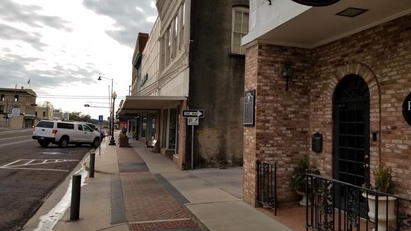 View of the Mickelborough Building and Marker from the sidewalk image. Click for full size.