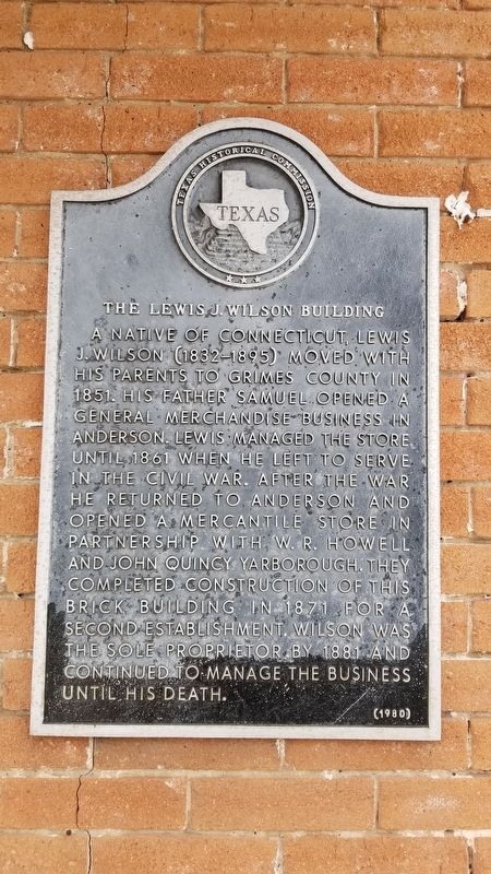 The Lewis J. Wilson Building Marker image. Click for full size.