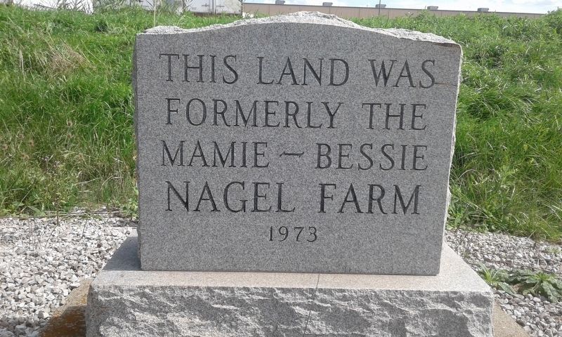Site Of Mamie - Bessie Nagel Farm Marker image. Click for full size.