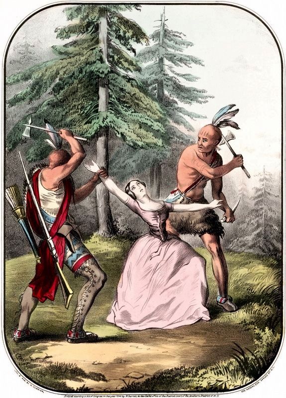 Murder of Miss Jane McCrea, A.D. 1777. image. Click for full size.