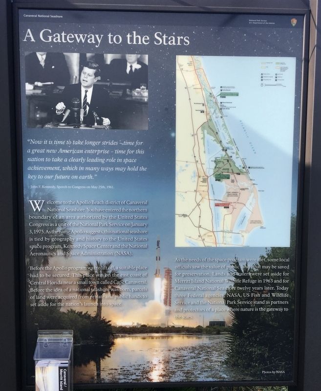 A Gateway to the Stars Marker image. Click for full size.