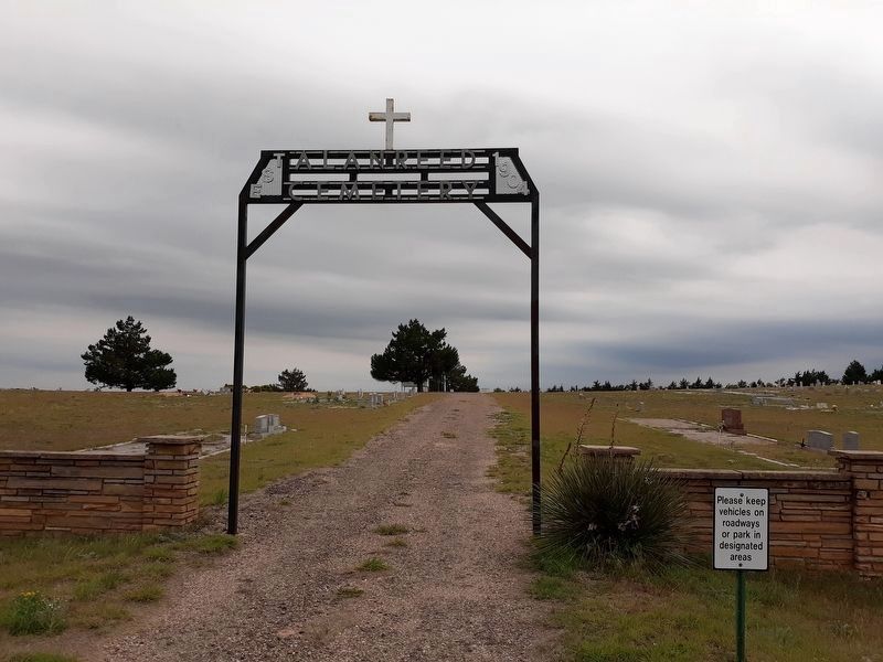 Alanreed Cemetery and Marker image. Click for full size.