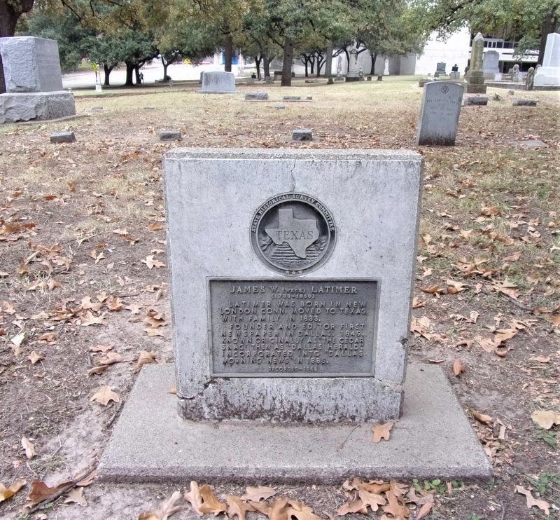 James W. (Weck) Latimer Marker image. Click for full size.