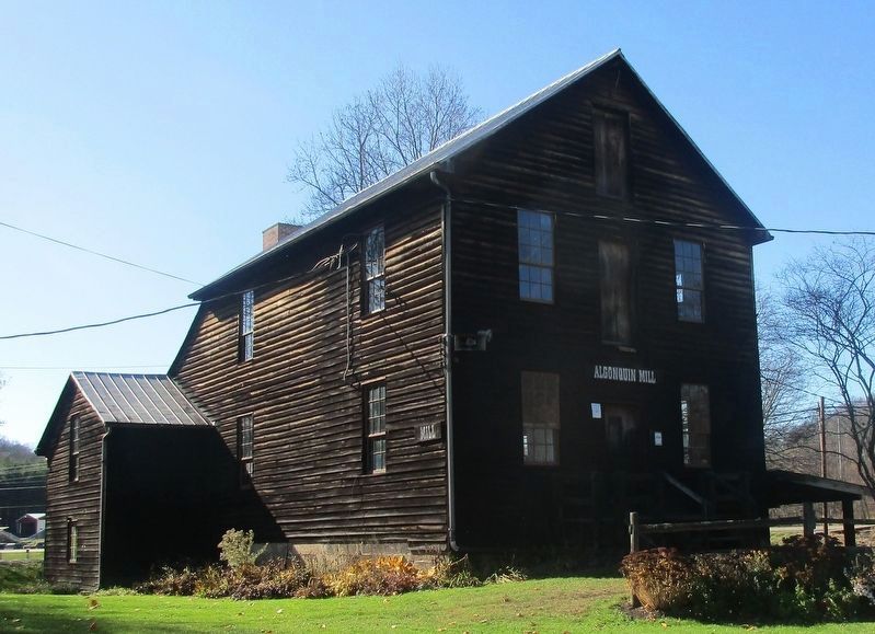 The Algonquin Mill Marker image. Click for full size.