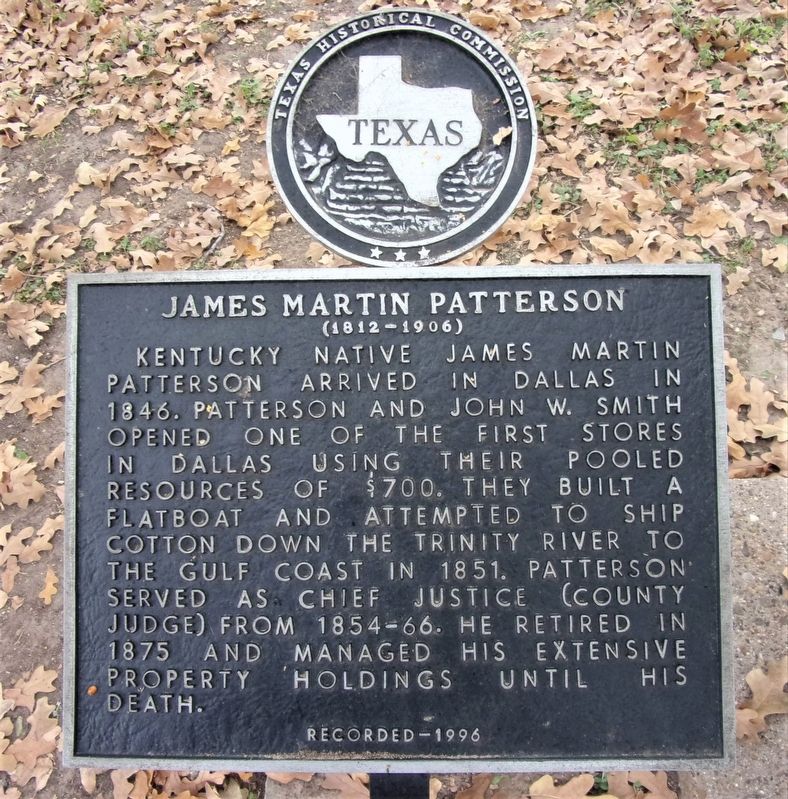 James Martin Patterson Marker image. Click for full size.