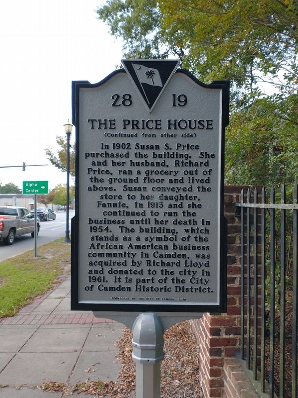 The Price House Marker (back) image. Click for full size.