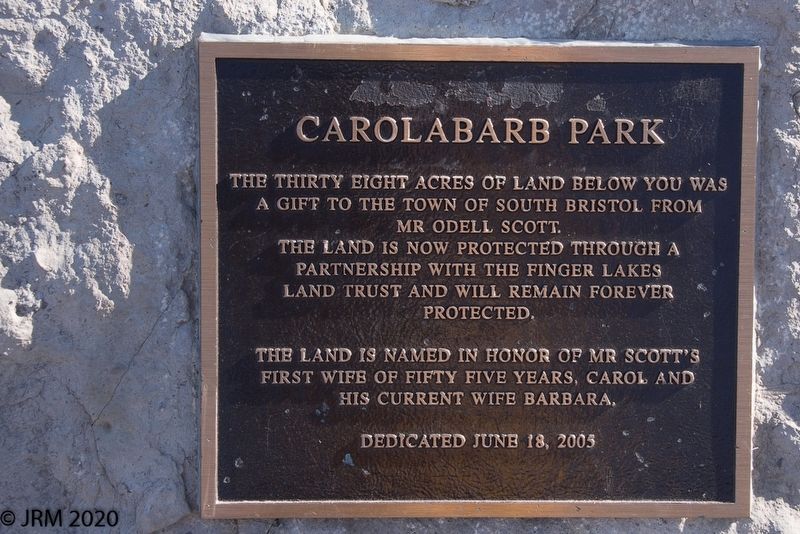 Carolbarb Park Marker image. Click for full size.