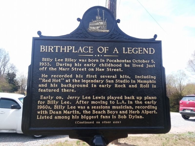 Birthplace Of A Legend Marker image. Click for full size.