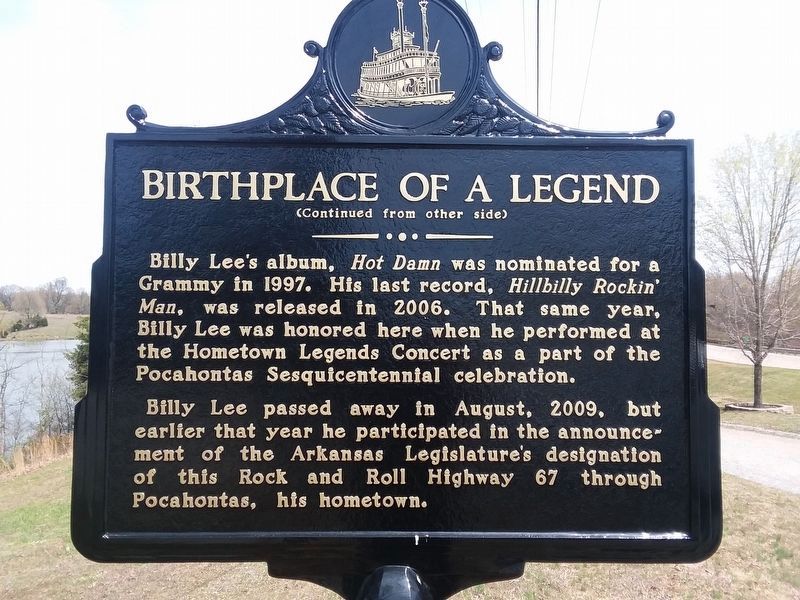 Birthplace Of A Legend Marker image. Click for full size.