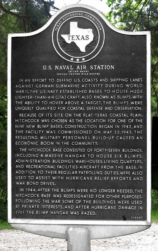 U.S. Naval Air Station Marker image. Click for full size.