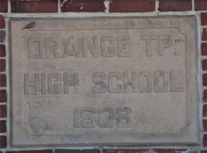 Orange Twp. High School Cornerstone image. Click for full size.