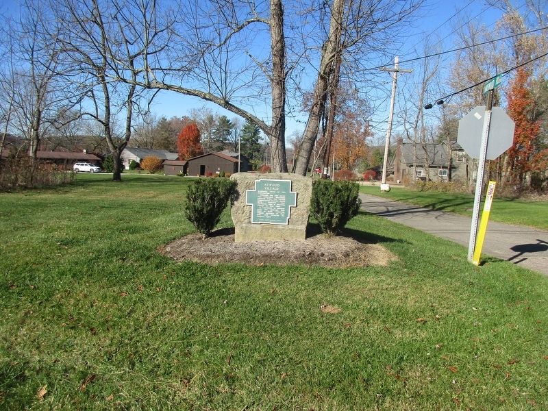 Atwood Village Marker image. Click for full size.