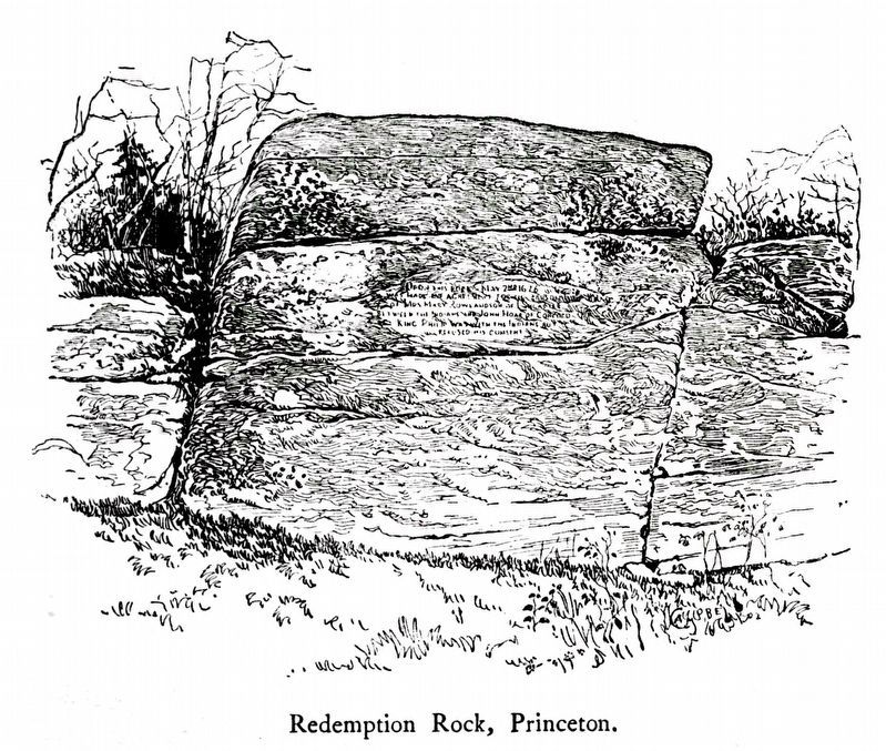 Redemption Rock, Princeton image. Click for full size.