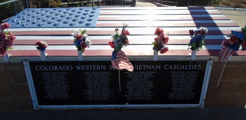 Western Slope Vietnam War Memorial Park Honored Dead image. Click for full size.