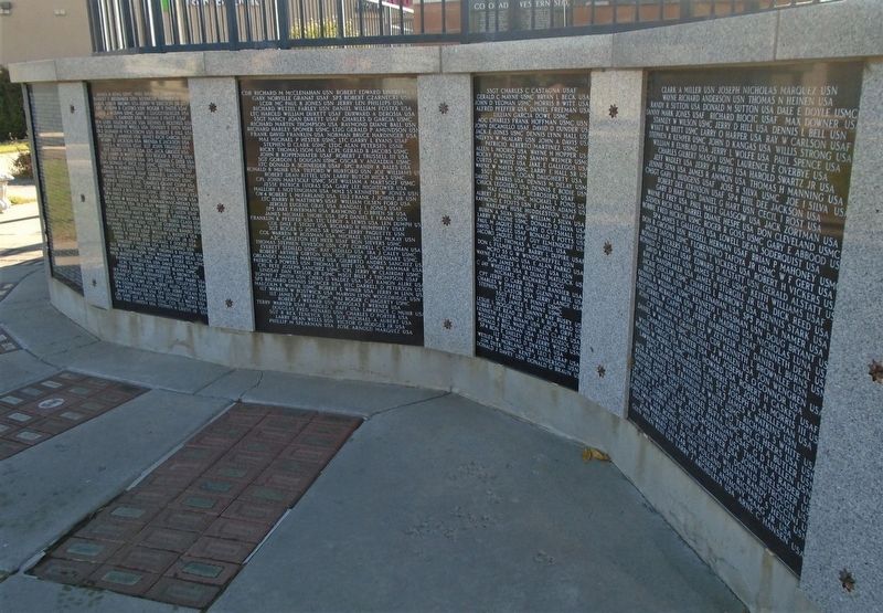 Western Slope Vietnam War Memorial Park Honor Roll image. Click for full size.