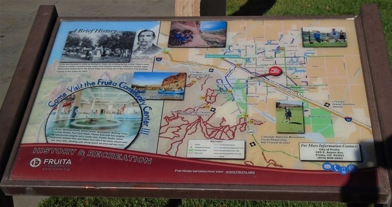 Fruita History & Recreation Marker image. Click for full size.