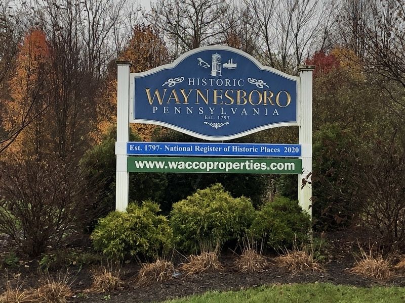 Historic Waynesboro Pennsylvania Marker image. Click for full size.