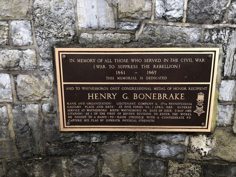 Civil War Memorial image. Click for full size.