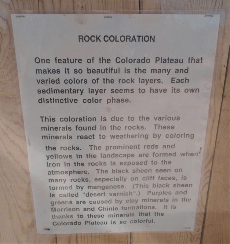 Rock Coloration Marker image. Click for full size.