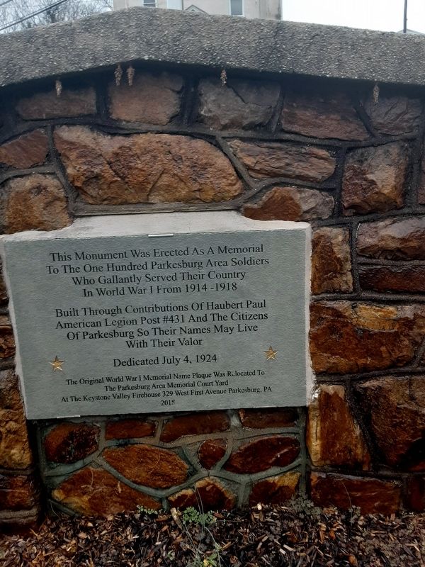 Parkesburg Area Soldiers Marker image. Click for full size.