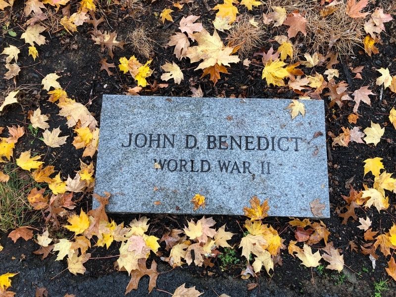 John D. Benedict Marker. Click for full size. John D. Benedict Marker image. Click for full size.