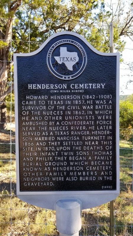 Henderson Cemetery Marker image. Click for full size.