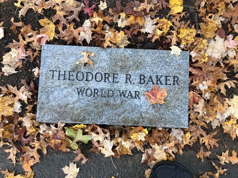 Theodore R. Baker Marker. Click for full size. Theodore R. Baker Marker image. Click for full size.