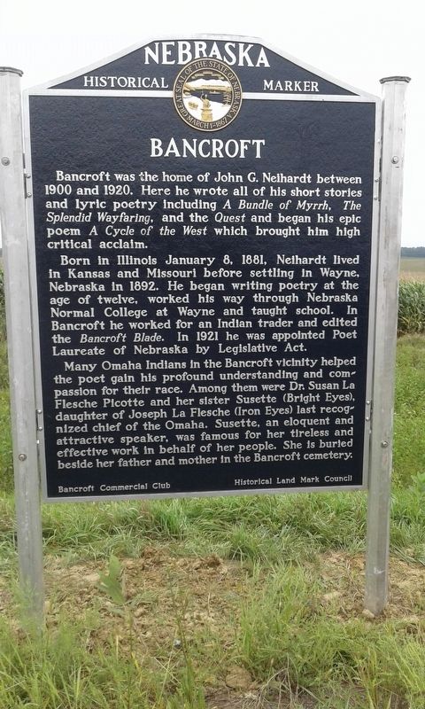 Bancroft Marker image. Click for full size.