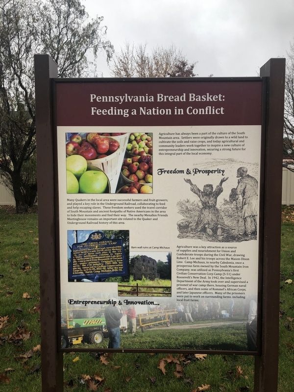Pennsylvania Bread Basket: Feeding a Nation in Conflict Marker image. Click for full size.