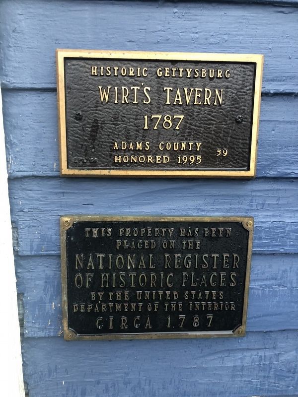 Wirt's Tavern Marker image. Click for full size.