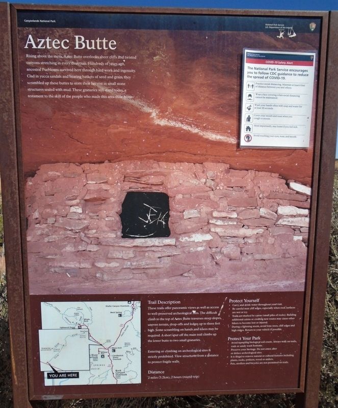Aztec Butte Marker image. Click for full size.