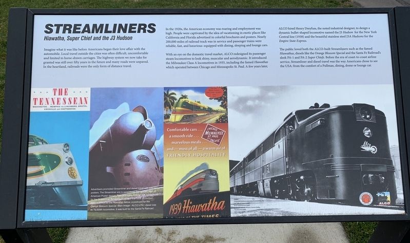 Streamliners Marker image. Click for full size.